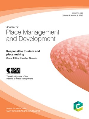 cover image of Journal of Place Management and Development, Volume 10, Number 2